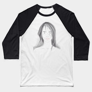 Gray portrait Baseball T-Shirt